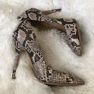 Snakeskin stiletto